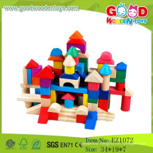 Traditional Wooden Toys Colorful Wooden Block Toys Wooden Building Bricks